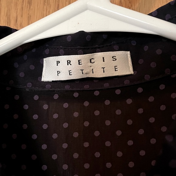 Size 6 Precis Petite Ruffle Blouse - Picture 3 of 4